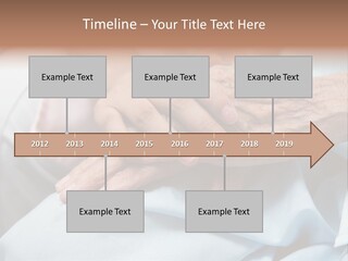 Elder Aged Wrinkled PowerPoint Template