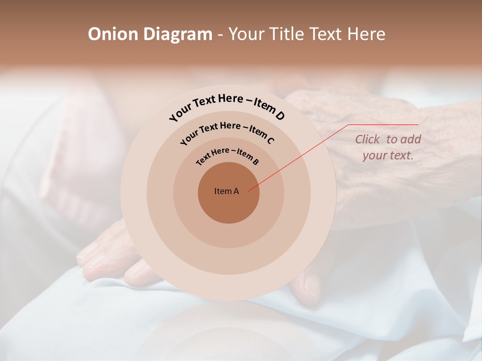 Elder Aged Wrinkled PowerPoint Template