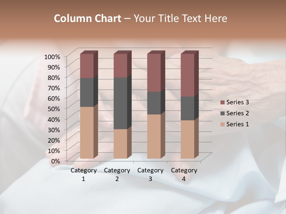 Elder Aged Wrinkled PowerPoint Template
