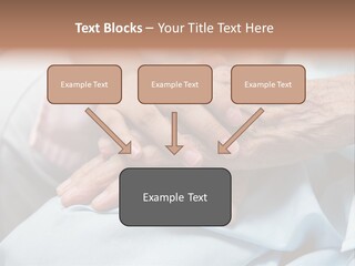 Elder Aged Wrinkled PowerPoint Template