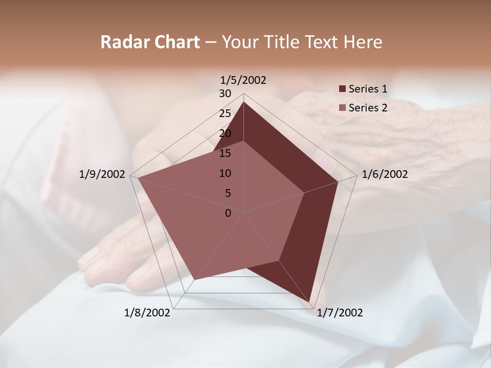 Elder Aged Wrinkled PowerPoint Template