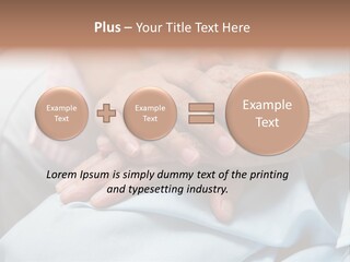 Elder Aged Wrinkled PowerPoint Template