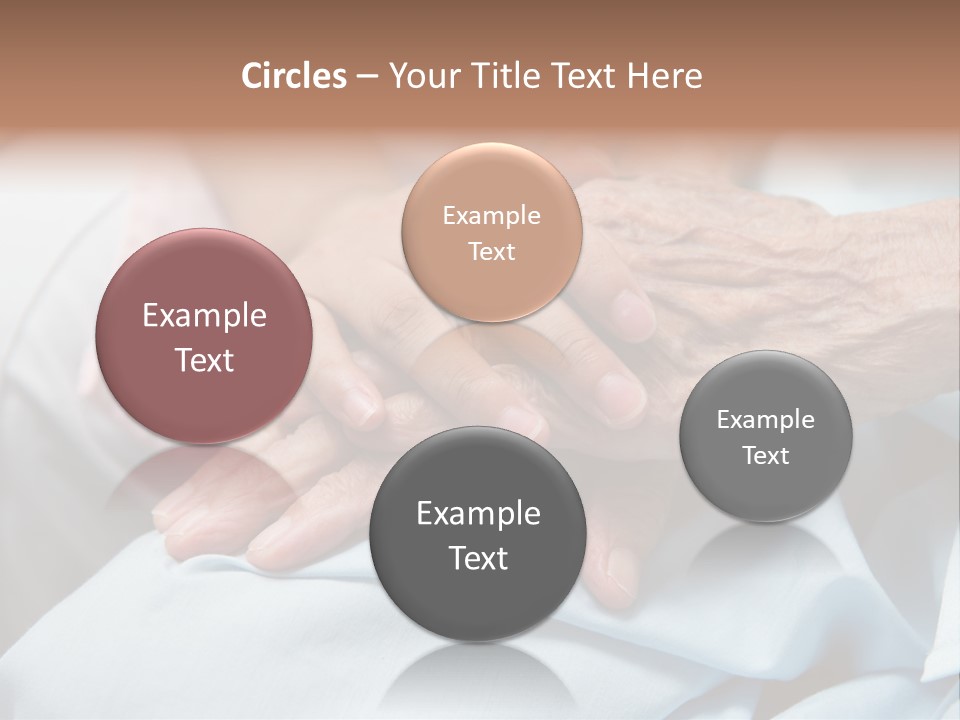 Elder Aged Wrinkled PowerPoint Template