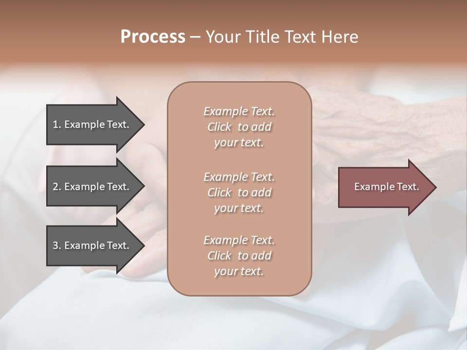 Elder Aged Wrinkled PowerPoint Template
