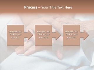 Elder Aged Wrinkled PowerPoint Template