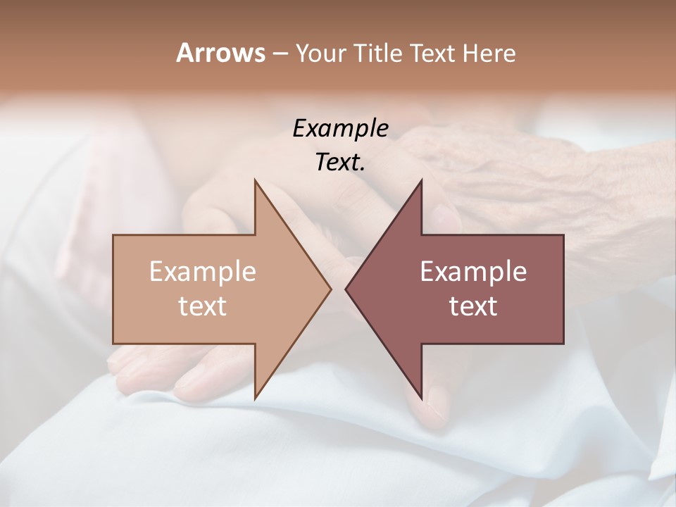 Elder Aged Wrinkled PowerPoint Template