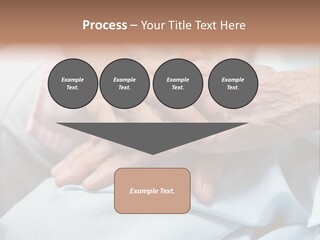 Elder Aged Wrinkled PowerPoint Template