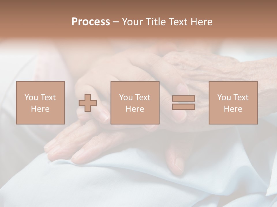 Elder Aged Wrinkled PowerPoint Template