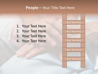 Elder Aged Wrinkled PowerPoint Template