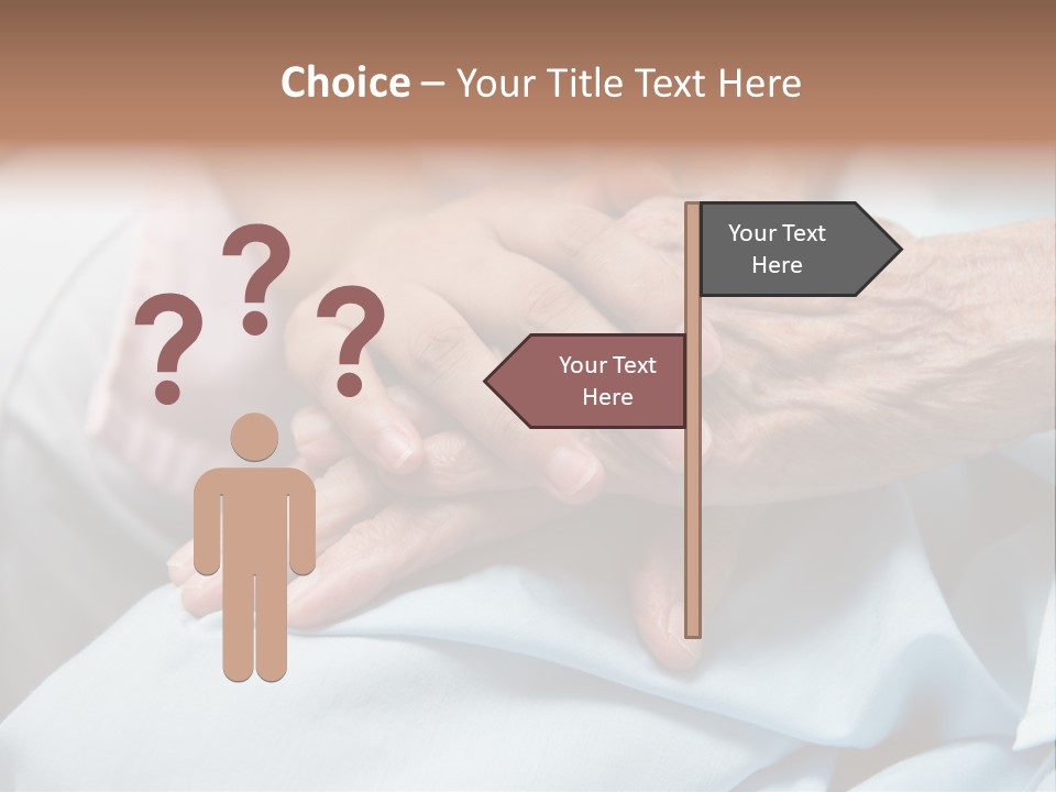 Elder Aged Wrinkled PowerPoint Template