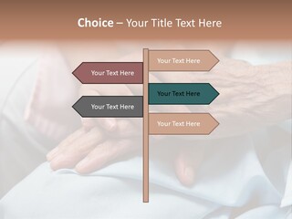Elder Aged Wrinkled PowerPoint Template