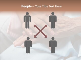 Elder Aged Wrinkled PowerPoint Template