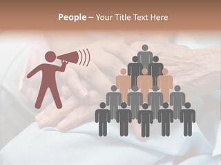 Elder Aged Wrinkled PowerPoint Template