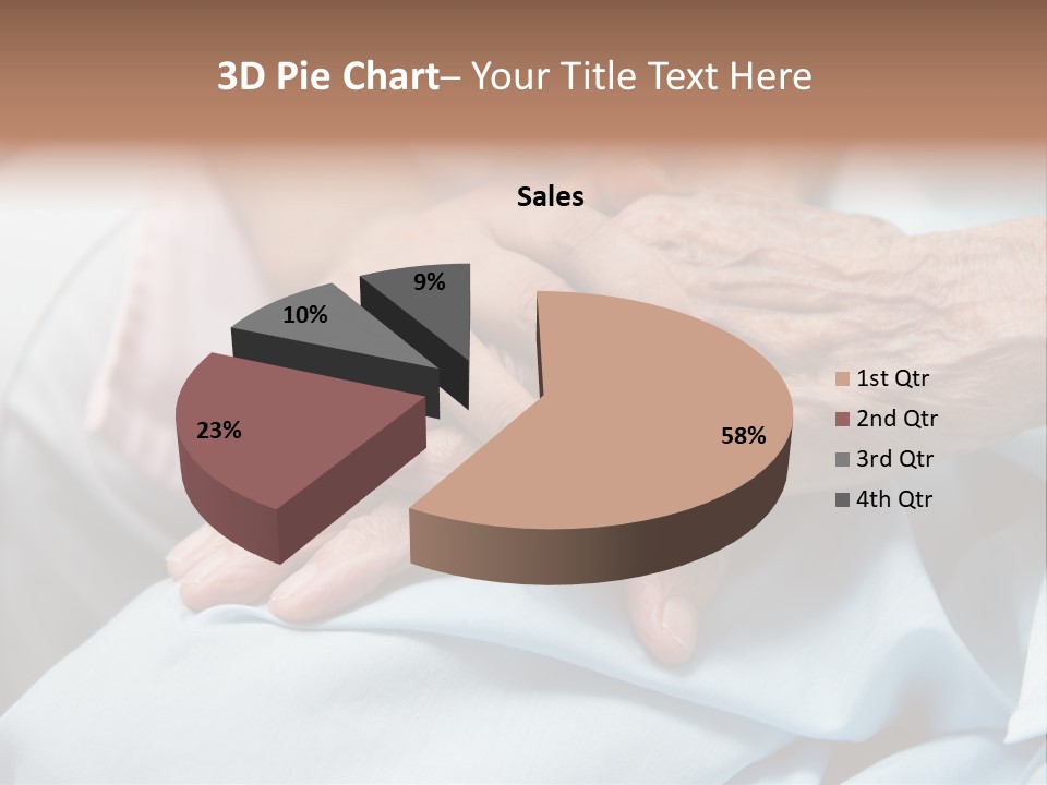 Elder Aged Wrinkled PowerPoint Template