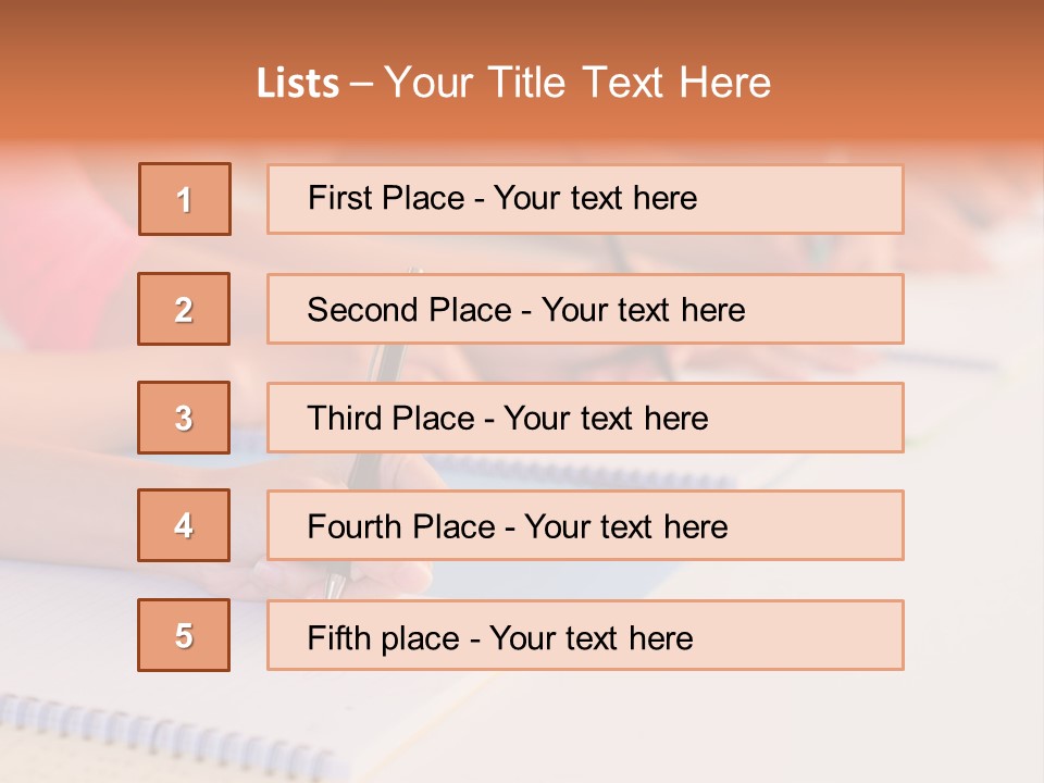 Group Lesson Listening PowerPoint Template