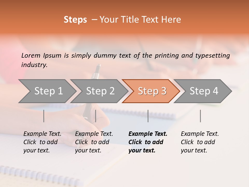 Group Lesson Listening PowerPoint Template