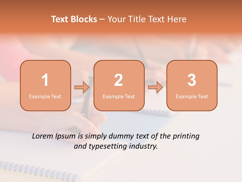 Group Lesson Listening PowerPoint Template
