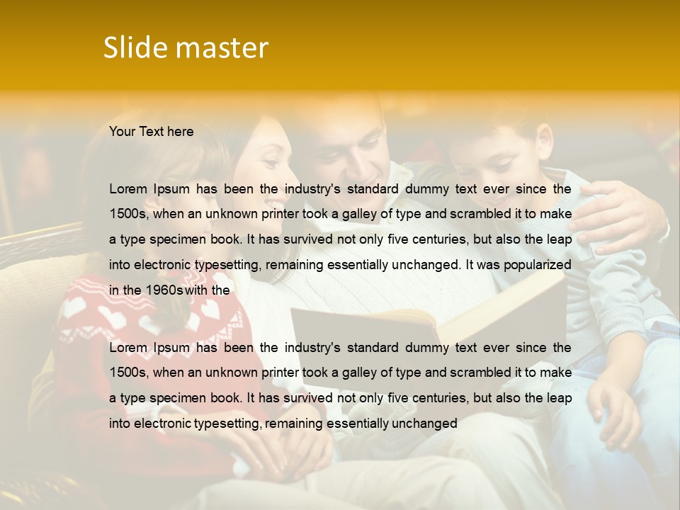 New Reader Christmastime PowerPoint Template