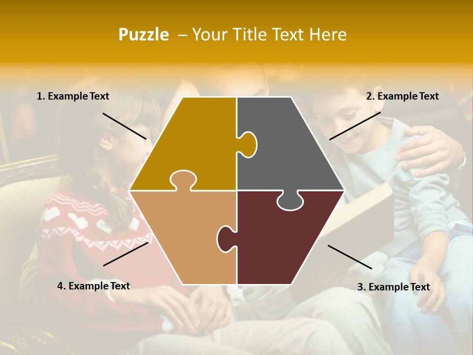 New Reader Christmastime PowerPoint Template