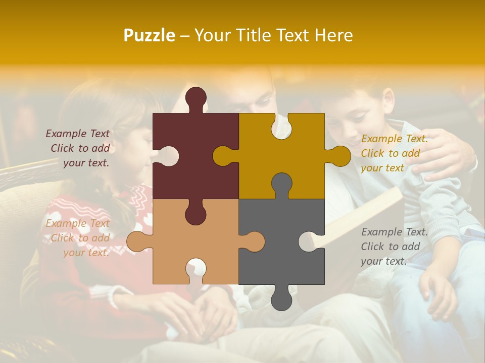 New Reader Christmastime PowerPoint Template