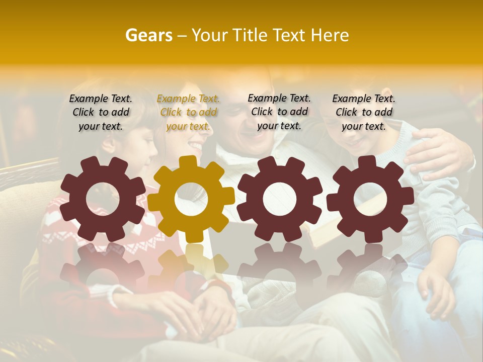 New Reader Christmastime PowerPoint Template