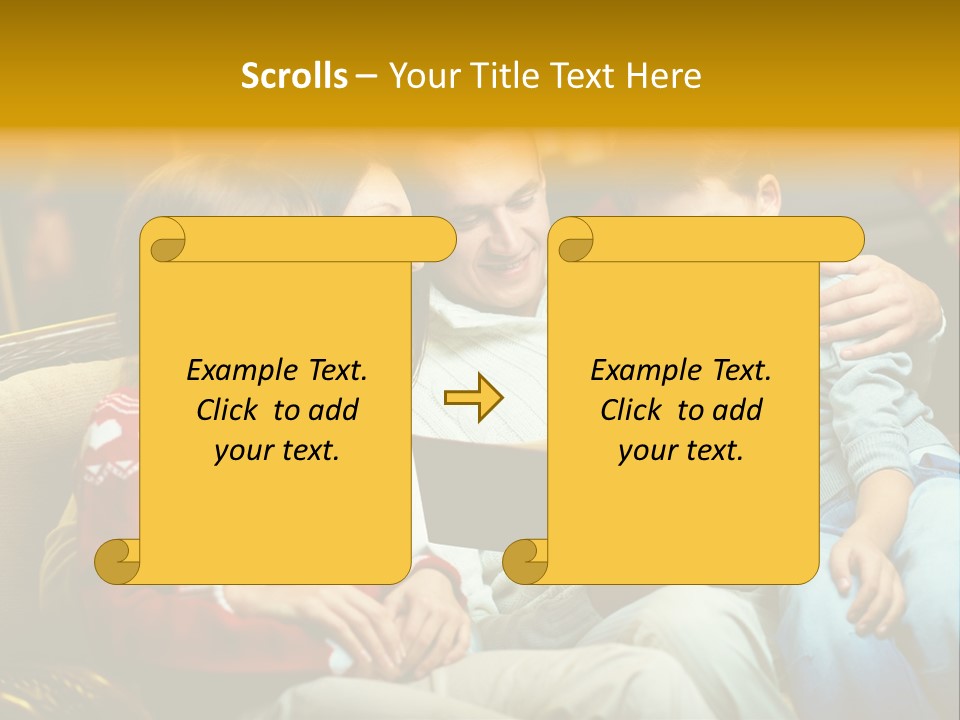 New Reader Christmastime PowerPoint Template