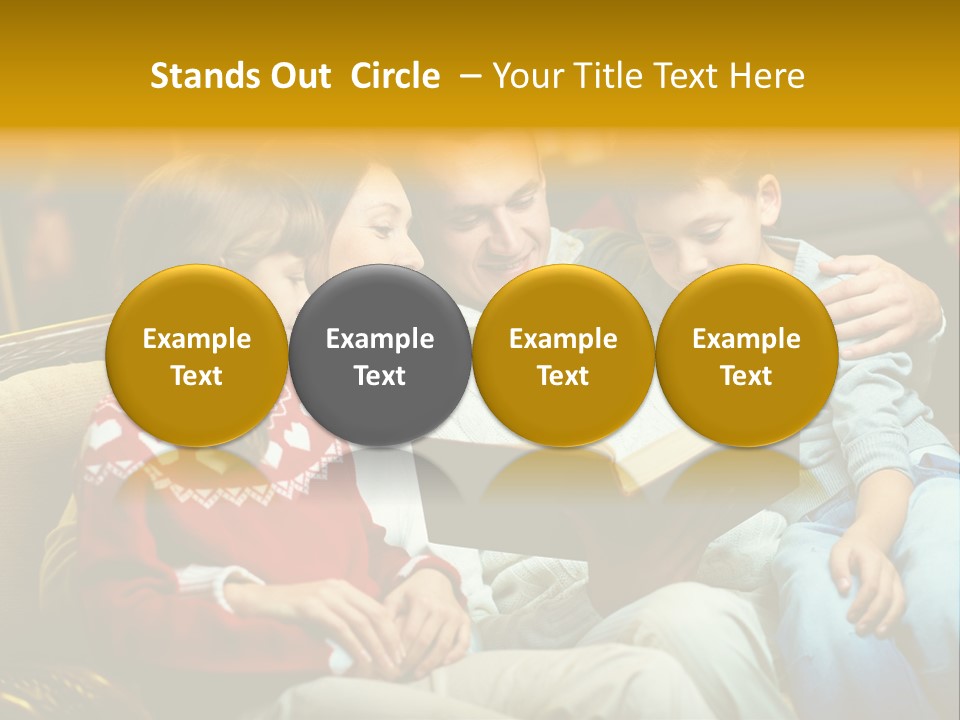 New Reader Christmastime PowerPoint Template