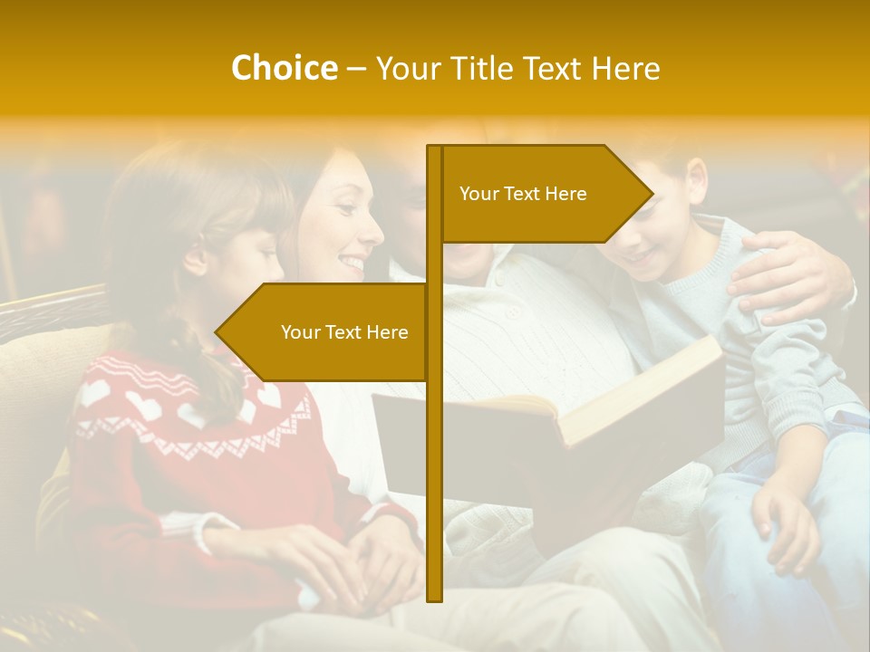 New Reader Christmastime PowerPoint Template