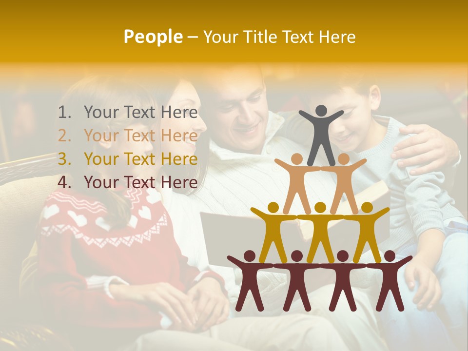 New Reader Christmastime PowerPoint Template