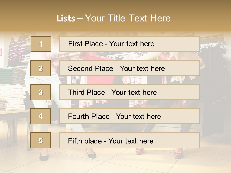 Customer Glamorous Expression PowerPoint Template