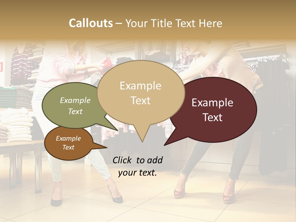 Customer Glamorous Expression PowerPoint Template