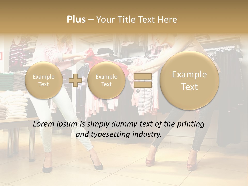 Customer Glamorous Expression PowerPoint Template