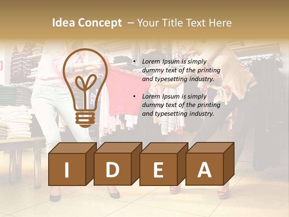 Customer Glamorous Expression PowerPoint Template