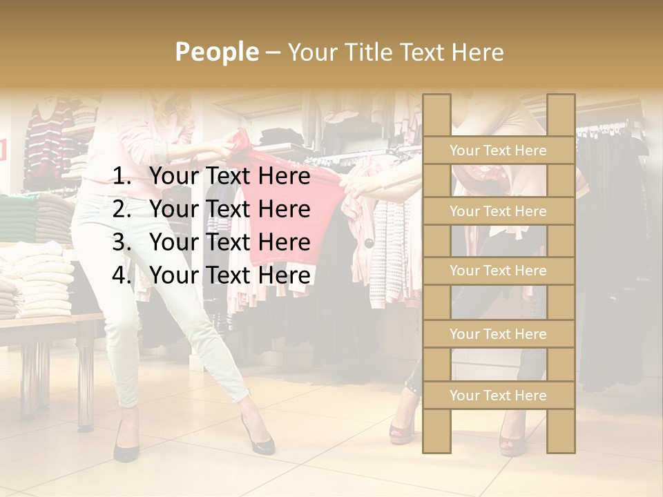 Customer Glamorous Expression PowerPoint Template