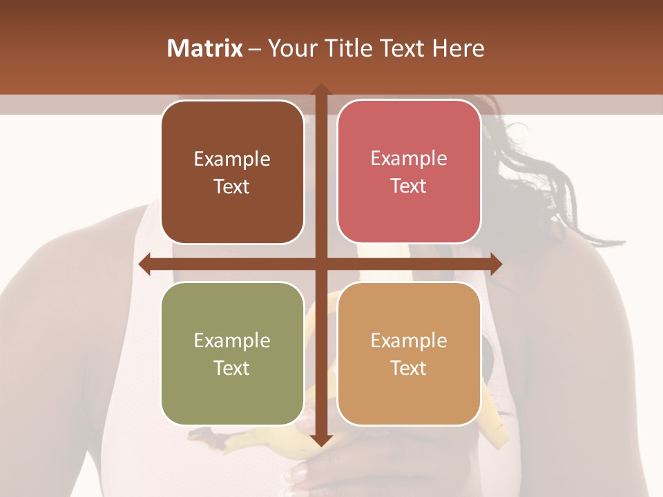 Africanamerican Happiness White PowerPoint Template