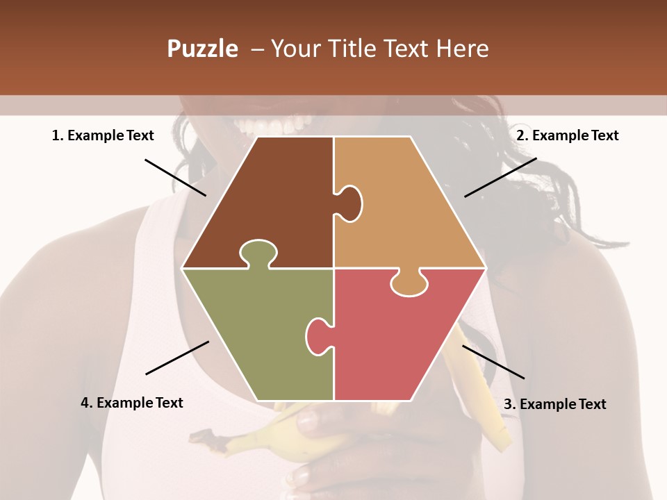 Africanamerican Happiness White PowerPoint Template