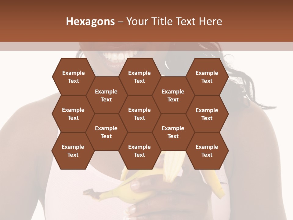 Africanamerican Happiness White PowerPoint Template