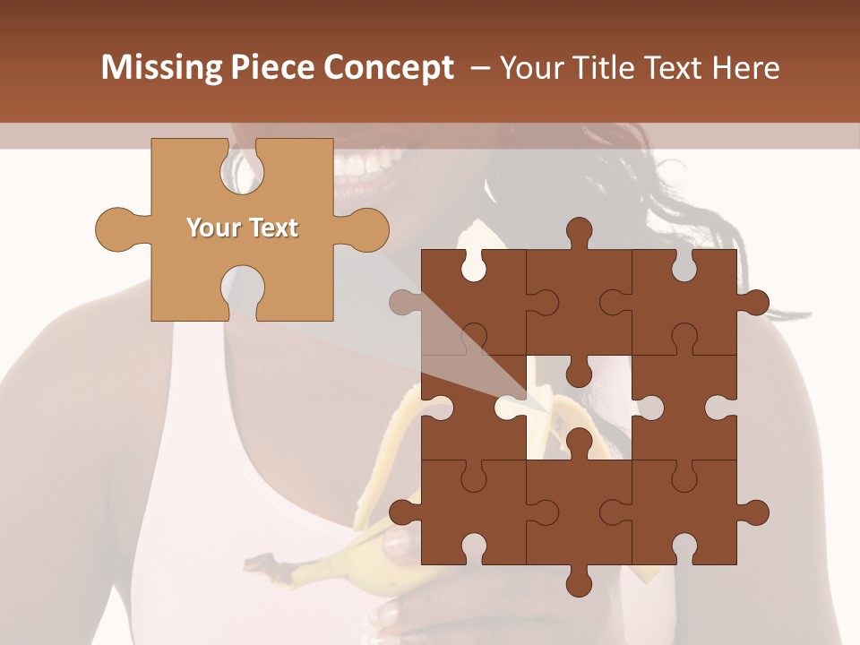 Africanamerican Happiness White PowerPoint Template