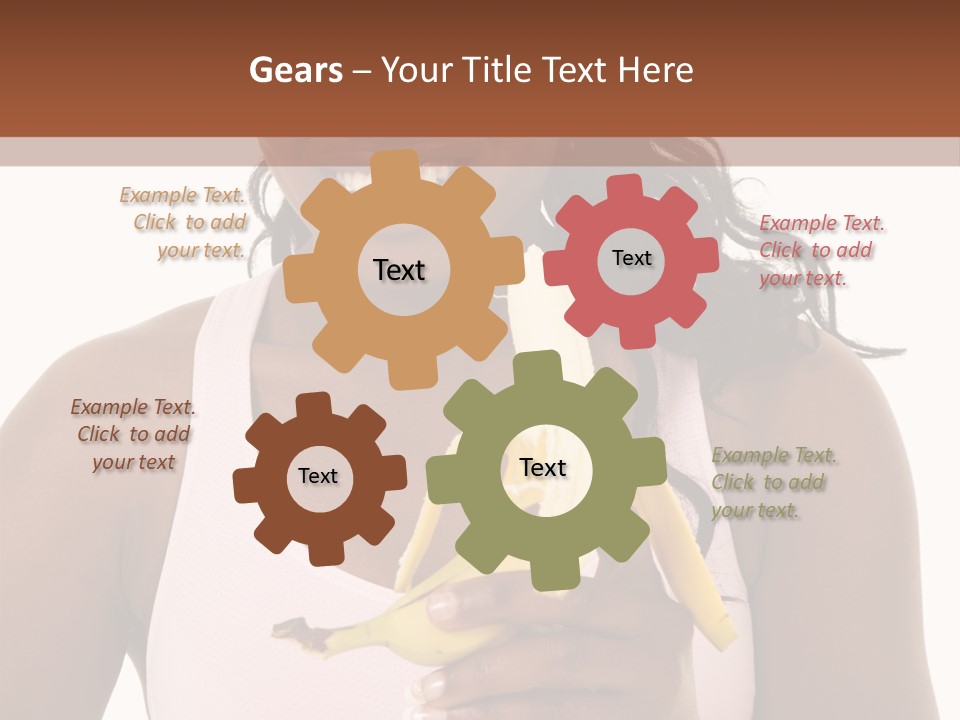 Africanamerican Happiness White PowerPoint Template