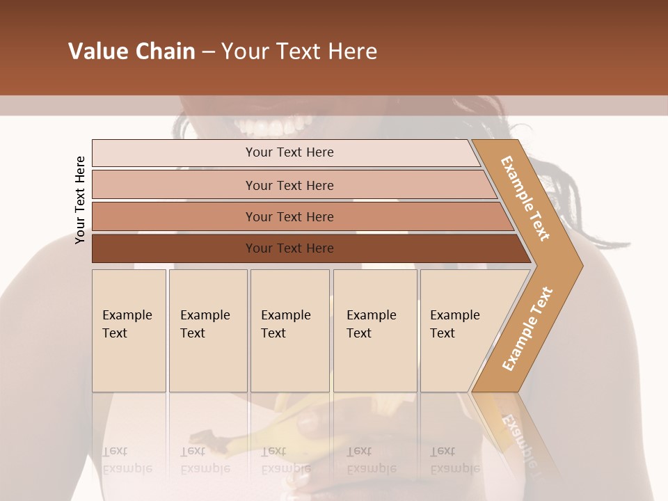 Africanamerican Happiness White PowerPoint Template