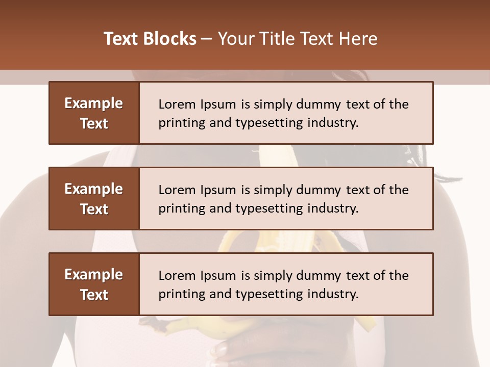 Africanamerican Happiness White PowerPoint Template