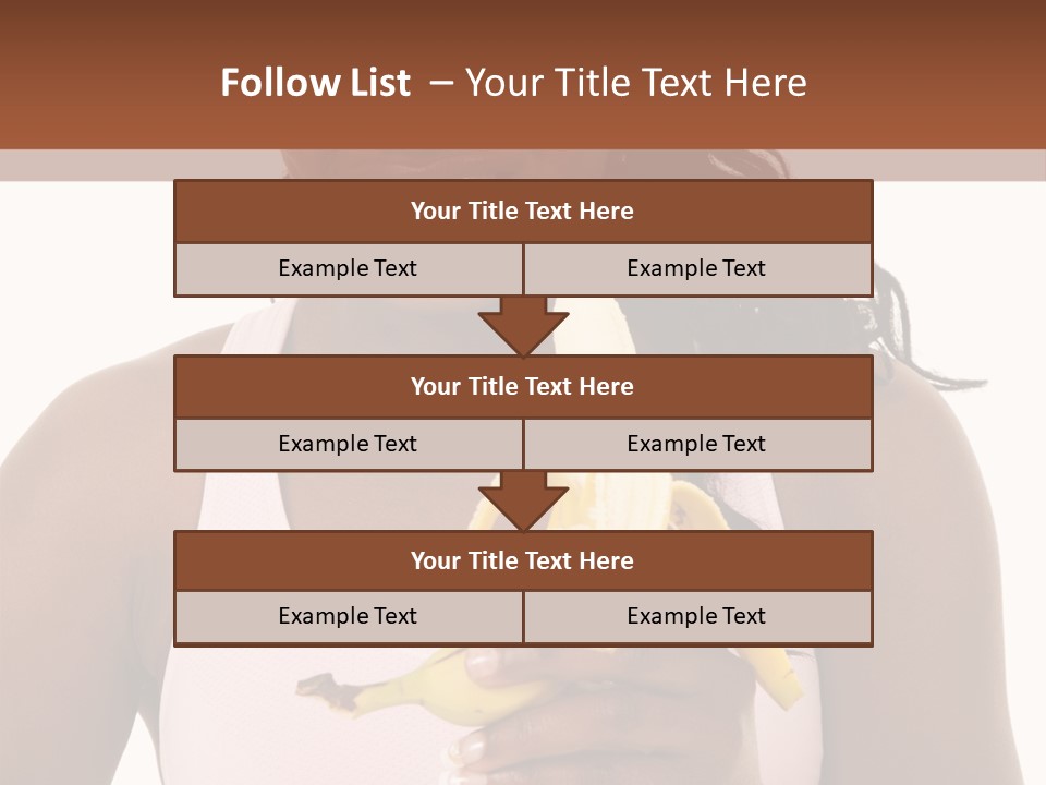 Africanamerican Happiness White PowerPoint Template