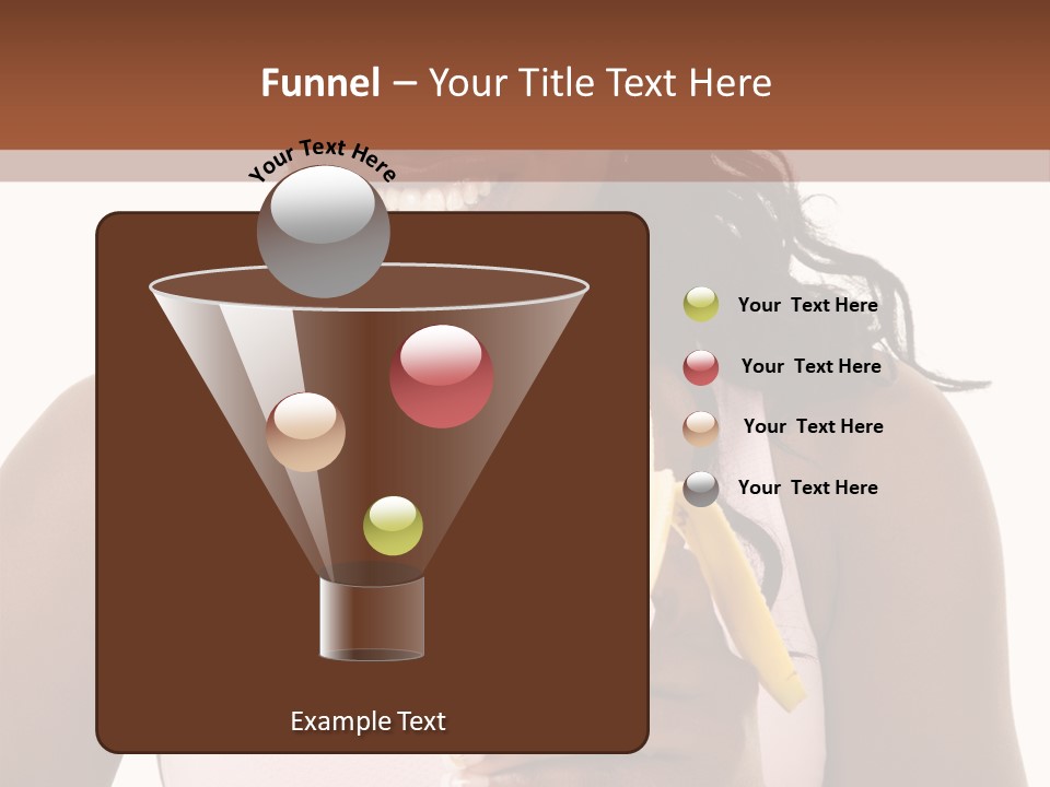 Africanamerican Happiness White PowerPoint Template