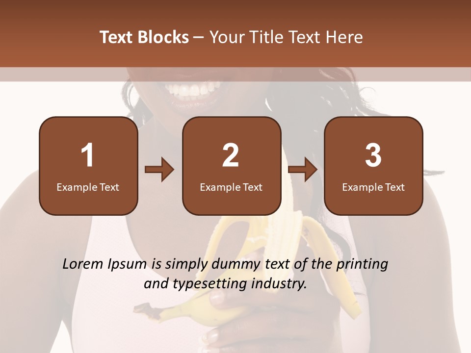 Africanamerican Happiness White PowerPoint Template