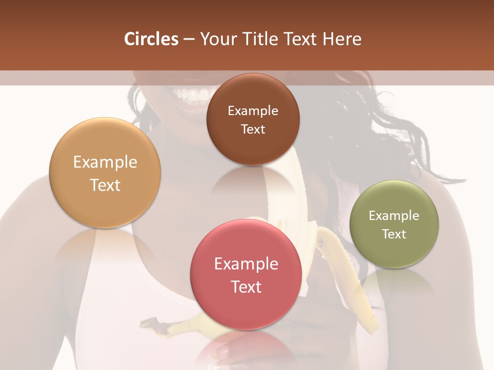 Africanamerican Happiness White PowerPoint Template