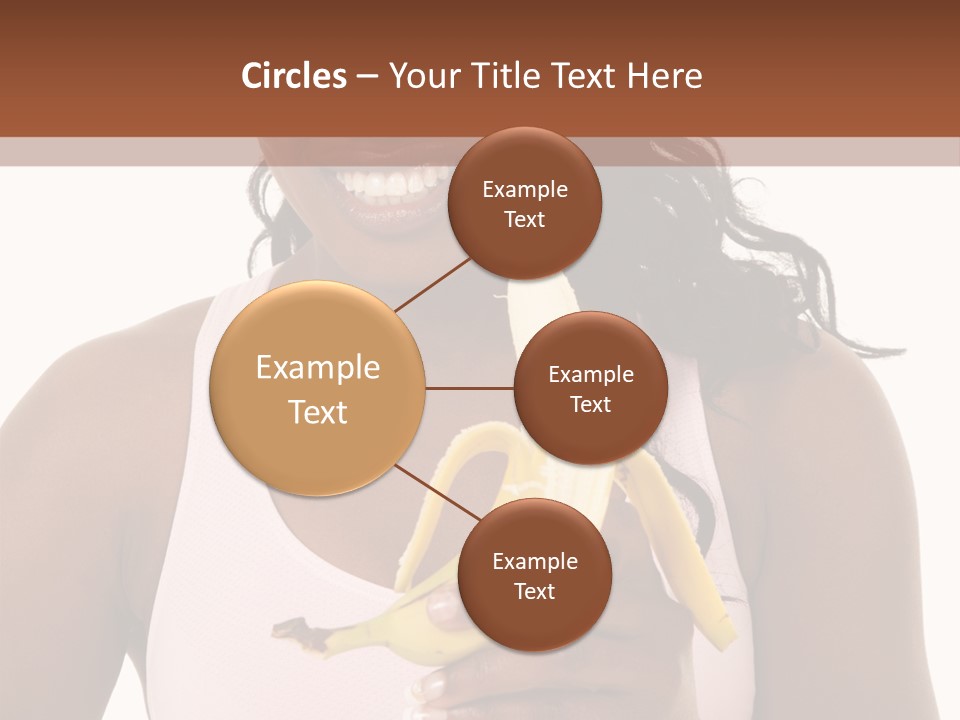 Africanamerican Happiness White PowerPoint Template