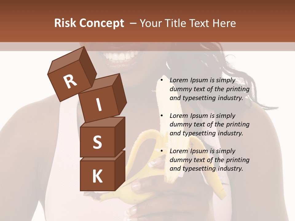 Africanamerican Happiness White PowerPoint Template