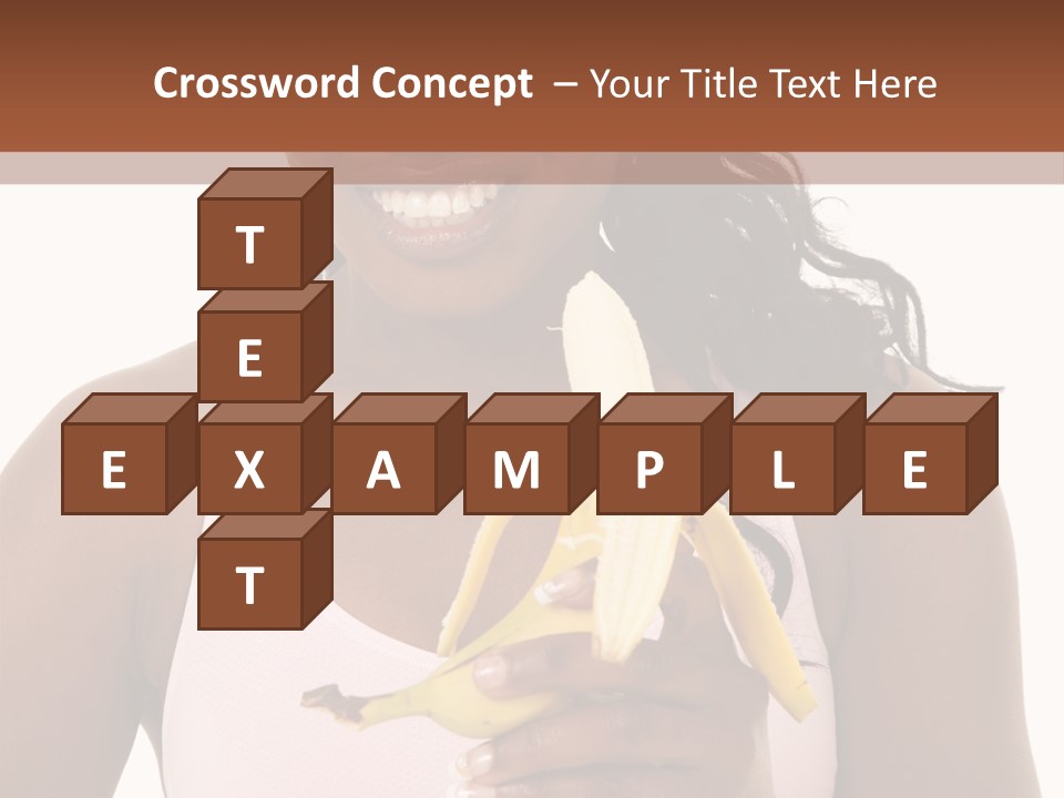 Africanamerican Happiness White PowerPoint Template