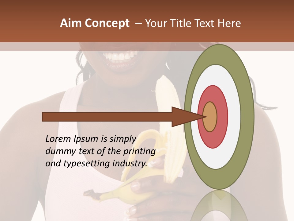 Africanamerican Happiness White PowerPoint Template