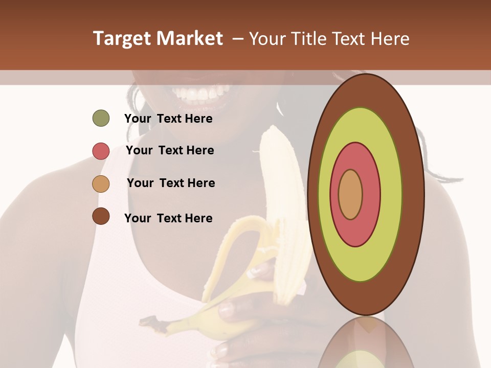 Africanamerican Happiness White PowerPoint Template